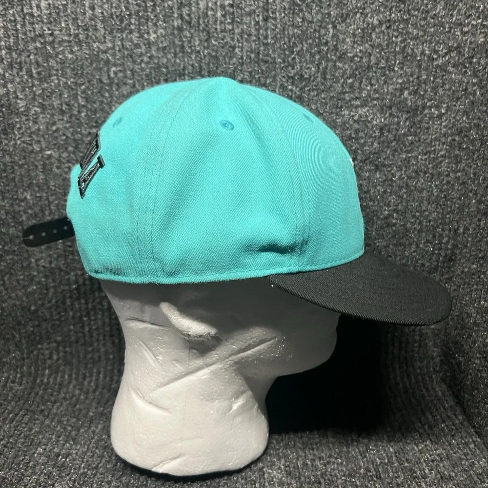 New‎ Era Florida Marlins Cooperstown Collection Teal And Black SnapBack Hat